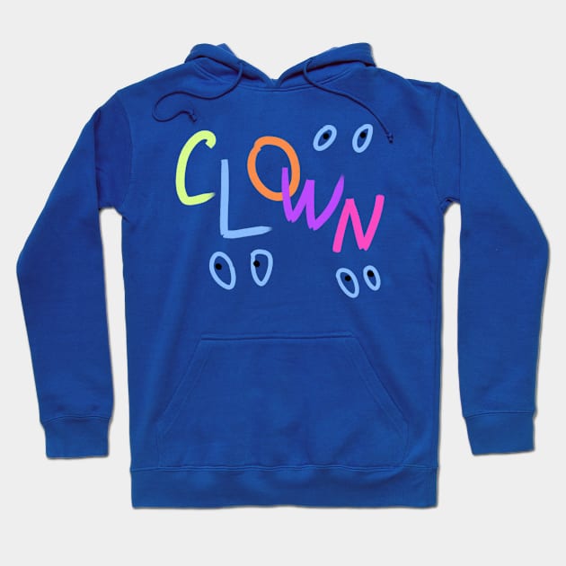 Clown Simple Title Hoodie by Demonic cute cat